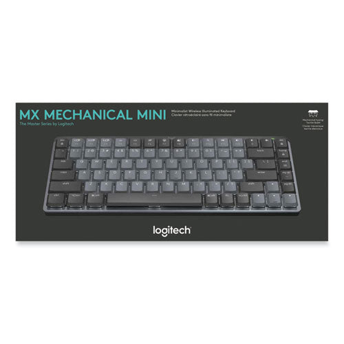Image of Logitech® MX Mechanical Wireless Illuminated Performance Keyboard, Mini, Graphite