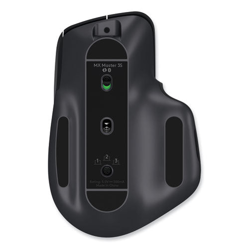 Image of Logitech® MX Master 3S Performance Wireless Mouse, 2.4 GHz Frequency/32 ft Wireless Range, Right Hand Use, Black