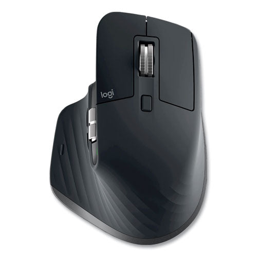 Image of Logitech® MX Master 3S Performance Wireless Mouse, 2.4 GHz Frequency/32 ft Wireless Range, Right Hand Use, Black