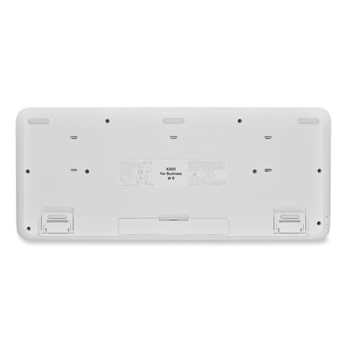 Image of Logitech® Signature MK650 Wireless Keyboard and Mouse Combo for Business, 2.4 GHz Frequency/32 ft Wireless Range, Off White