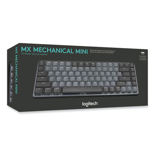 Image of Logitech® MX Mechanical Wireless Illuminated Performance Keyboard, Mini, Graphite