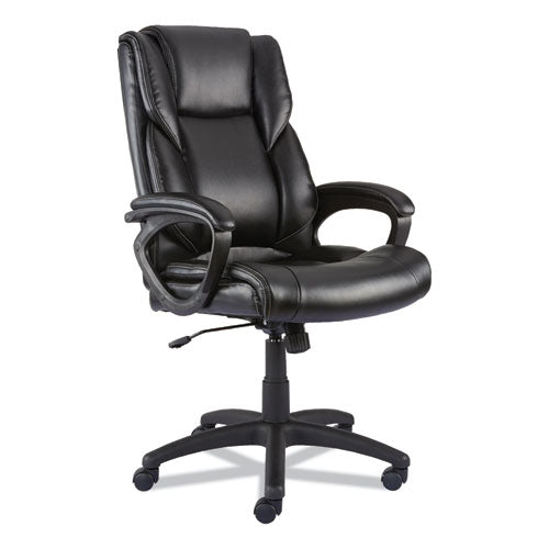 Image of Alera® Alera Brosna Series Mid-Back Task Chair, Supports Up to 250 lb, 18.15" to 21.77 Seat Height, Black Seat/Back, Black Base