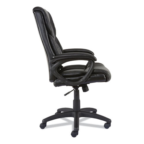 Image of Alera® Alera Brosna Series Mid-Back Task Chair, Supports Up to 250 lb, 18.15" to 21.77 Seat Height, Black Seat/Back, Black Base