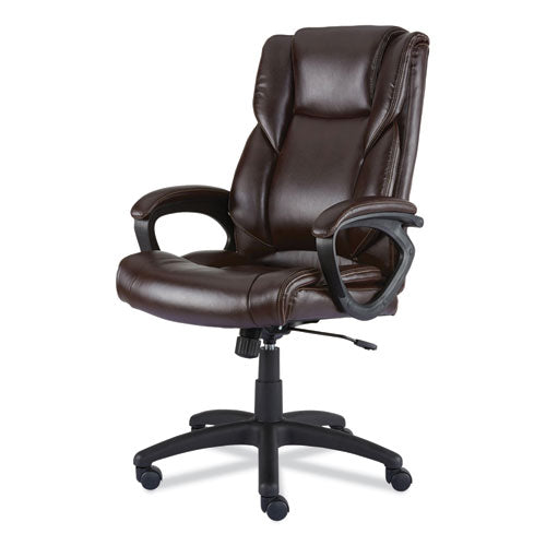 Image of Alera® Alera Brosna Series Mid-Back Task Chair, Supports Up to 250 lb, 18.15" to 21.77" Seat Height, Brown Seat/Back, Brown Base