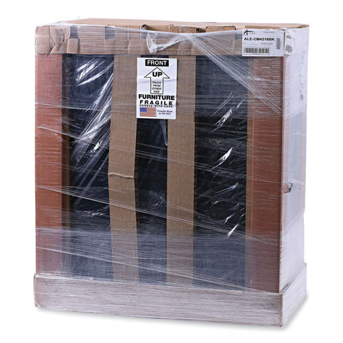 Image of Alera® Assembled 42" High Heavy-Duty Welded Storage Cabinet, Two Adjustable Shelves, 36w X 18d, Black