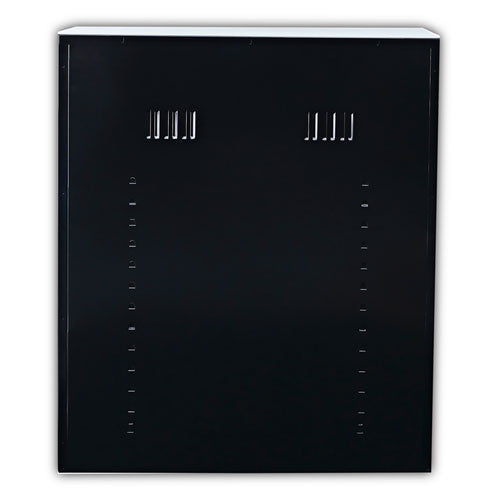 Image of Alera® Assembled 42" High Heavy-Duty Welded Storage Cabinet, Two Adjustable Shelves, 36w X 18d, Black