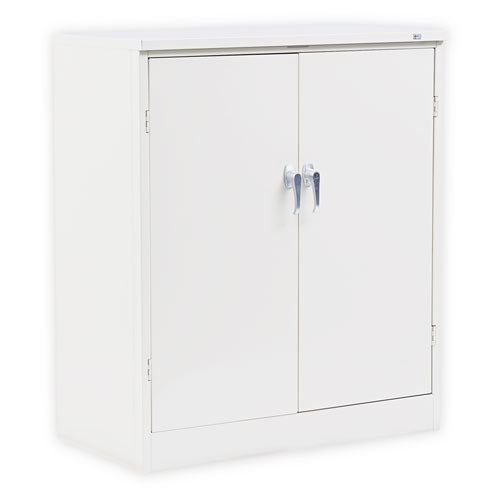 Image of Alera® Assembled 42" High Heavy-Duty Welded Storage Cabinet, Two Adjustable Shelves, 36w X 18d, Putty