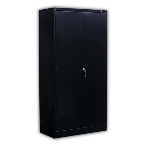 Image of Alera® Standard Assembled Storage Cabinet, 36w x 18d x 72h, Black