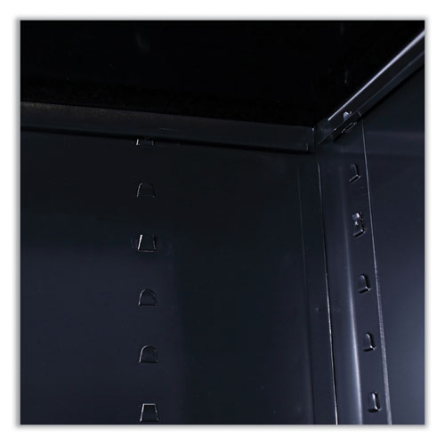 Image of Alera® Standard Assembled Storage Cabinet, 36w x 18d x 72h, Black
