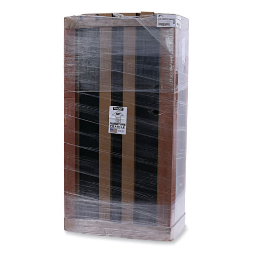 Image of Alera® Standard Assembled Storage Cabinet, 36w x 18d x 72h, Black