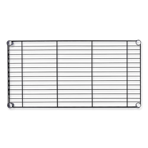 Image of Alera® Wire Shelving Garment Rack, 30 Garments, 36w X 18d X 75h, Black