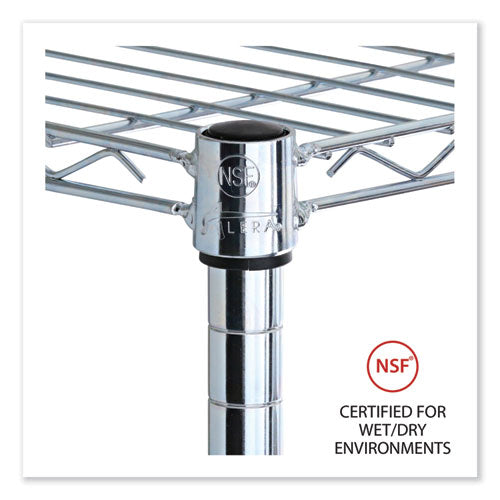 Image of Alera® Industrial Wire Shelving Extra Wire Shelves, 36w X 18d, Silver, 2 Shelves/carton