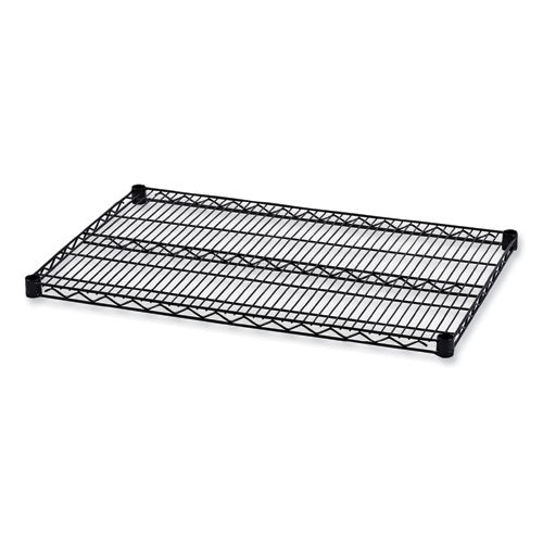 Image of Alera® Industrial Wire Shelving Extra Wire Shelves, 36w X 24d, Black, 2 Shelves/carton