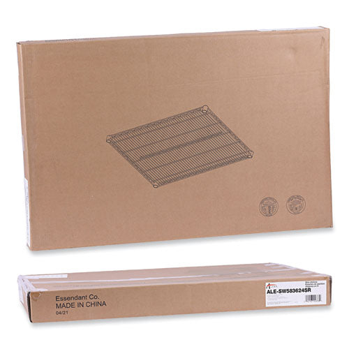 Image of Alera® Industrial Wire Shelving Extra Wire Shelves, 36w X 24d, Silver, 2 Shelves/carton