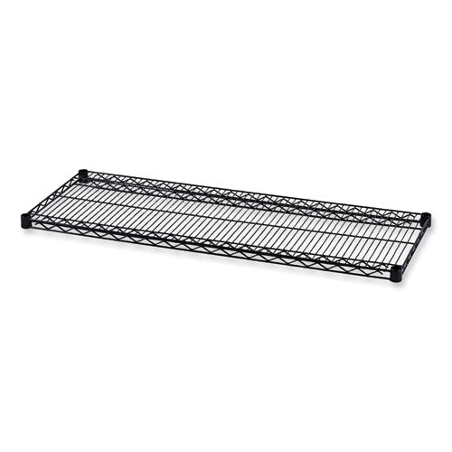 Image of Alera® Industrial Wire Shelving Extra Wire Shelves, 48w X 18d, Black, 2 Shelves/carton