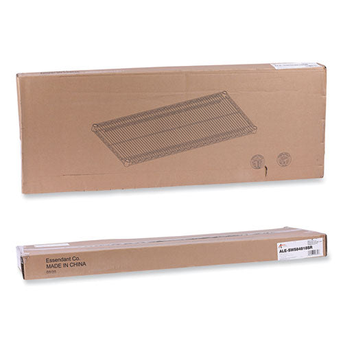 Image of Alera® Industrial Wire Shelving Extra Wire Shelves, 48w X 18d, Silver, 2 Shelves/carton