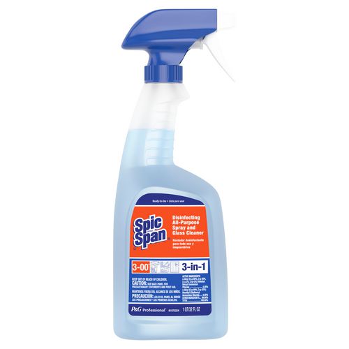 Image of Spic and Span® Disinfecting All-Purpose Spray and Glass Cleaner, Fresh Scent, 32 oz Bottles, 8 Bottles and 8 Trigger Sprayers/Carton