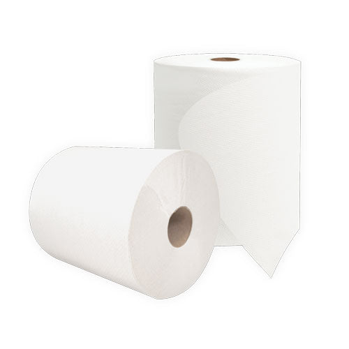 Image of Morcon Tissue Valay Universal TAD Roll Towels, 1-Ply, 8 x 600 ft, White, 6 Rolls/Carton