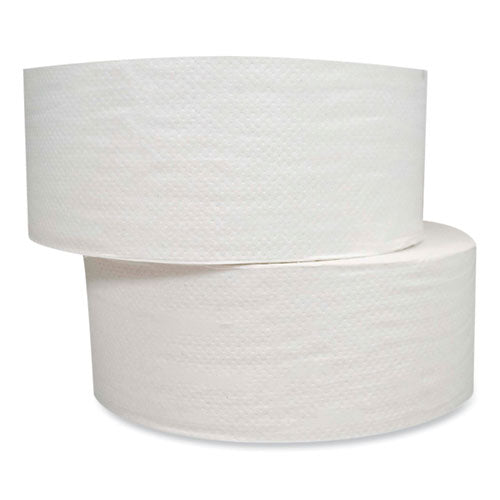 Image of GEN Jumbo Jrt Bath Tissue, Septic Safe, 2-Ply, White, 3.25" X 720 Ft, 12 Rolls/carton