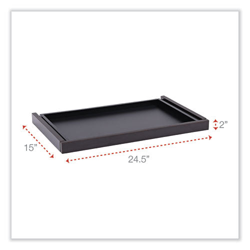 Image of Alera® Alera Valencia Series Center Drawer, Laminate, 24.5w x 15d x 2h, Espresso