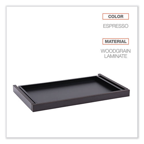 Image of Alera® Alera Valencia Series Center Drawer, Laminate, 24.5w x 15d x 2h, Espresso