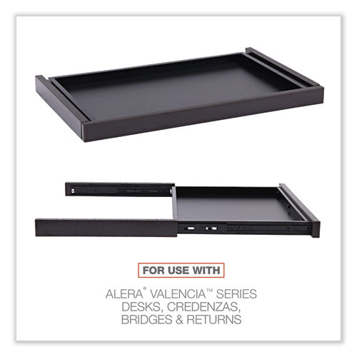 Image of Alera® Alera Valencia Series Center Drawer, Laminate, 24.5w x 15d x 2h, Espresso