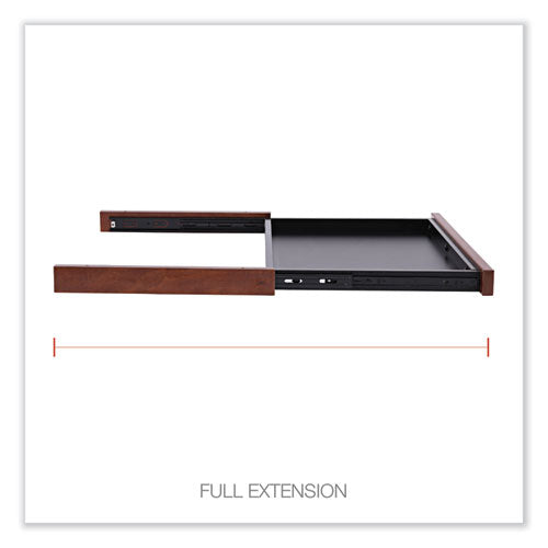 Image of Alera® Alera Valencia Series Center Drawer, Laminate, 24.5w x 15d x 2h, Medium Cherry