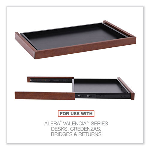 Image of Alera® Alera Valencia Series Center Drawer, Laminate, 24.5w x 15d x 2h, Medium Cherry