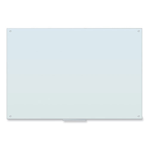 Image of U Brands Glass Dry Erase Board, 72" x 48" (Actual Size: 70" x 47"), White Surface
