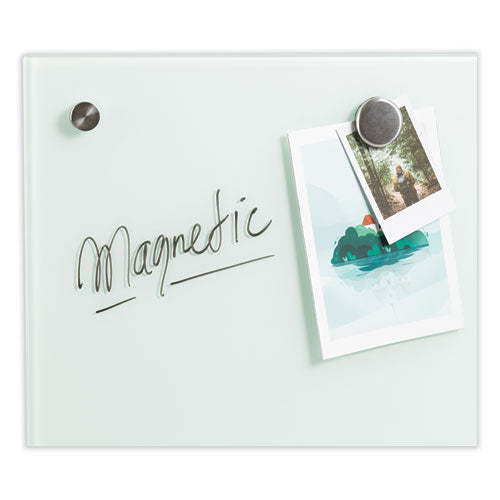 Image of U Brands Glass Dry Erase Board, 36" x 24" (Actual Size: 35" x 23"), White Surface