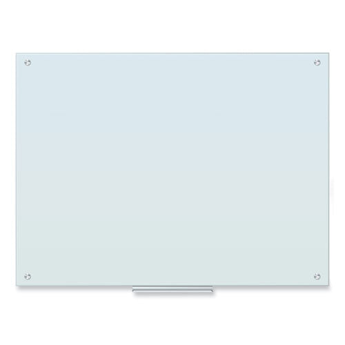 Image of U Brands Glass Dry Erase Board, 48" x 36" (Actual Size: 47" x 35"), White Surface