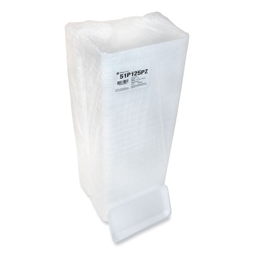 Image of Pactiv Evergreen Supermarket Tray, #25PZ, 15 x 8 x 1.25, White, Foam, 200/Carton