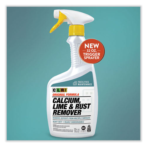 Image of CLR PRO® Calcium, Lime and Rust Remover, 32 oz Spray Bottle, 6/Carton