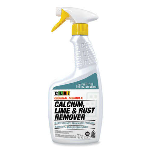 Image of CLR PRO® Calcium, Lime and Rust Remover, 32 oz Spray Bottle, 6/Carton