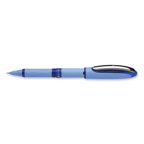 Image of Schneider® One Hybrid N Rollerball Pen, Stick, Extra-Fine 0.3 mm, Blue Ink, Blue Barrel, 10/Box