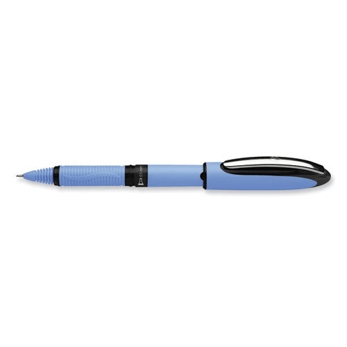 Image of Schneider® One Hybrid N Rollerball Pen, Stick, Fine 0.5 mm, Black Ink, Blue Barrel, 10/Box