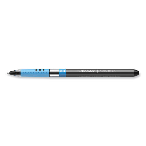 Image of Schneider® Slider Basic Ballpoint Pen, Stick, Extra-Bold 1.4 mm, Assorted Ink and Barrel Colors, 8/Pack