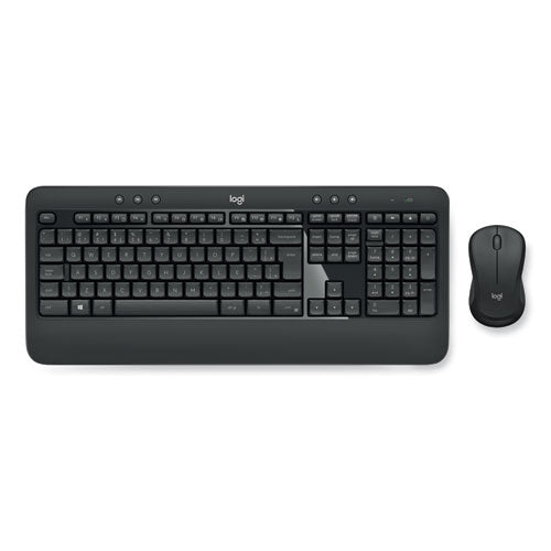 Image of Logitech® Mk540 Wireless Combo, 2.4 Ghz Frequency/30 Ft Wireless Range, Black