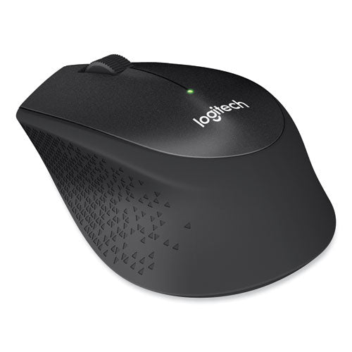 Image of Logitech® M330 Silent Plus Mouse, 2.4 Ghz Frequency/33 Ft Wireless Range, Right Hand Use, Black