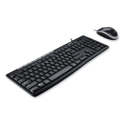 Image of Logitech® Wired Media Combo Mk200, Usb 2.0, Black