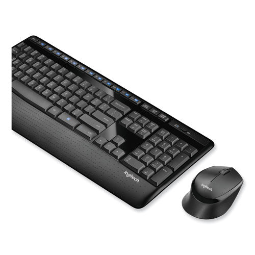 Image of Logitech® Mk345 Wireless Combo, 2.4 Ghz Frequency/30 Ft Wireless Range, Black