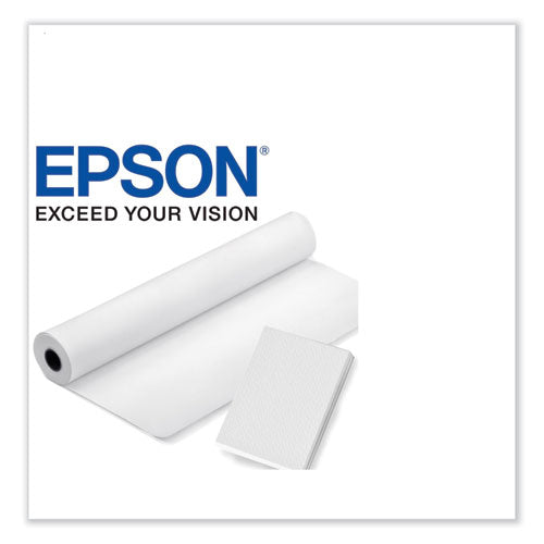 Image of Epson® Exhibition Fiber Paper Roll, 12 Mil, 44" X 50 Ft, Glossy White