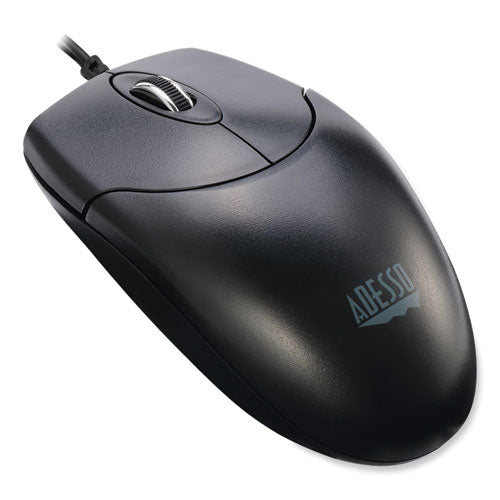 Image of Adesso iMouse Desktop Full Sized Mouse, USB, Left/Right Hand Use, Black