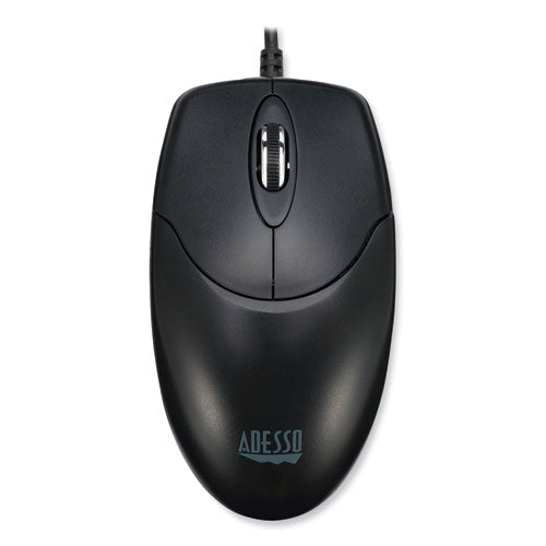 Image of Adesso iMouse Desktop Full Sized Mouse, USB, Left/Right Hand Use, Black