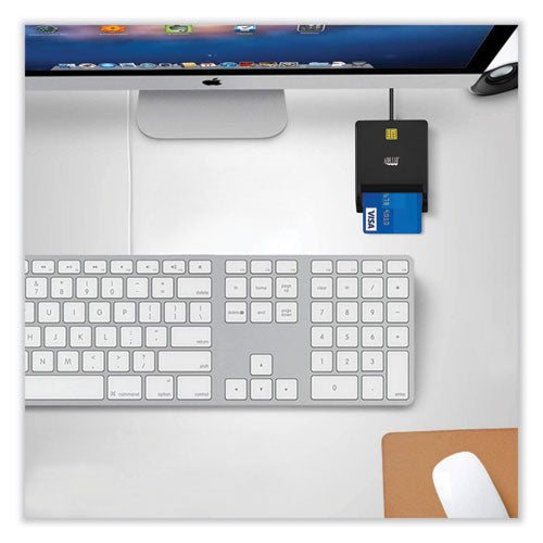 Image of Adesso SCR-100 Smart Card Reader, USB