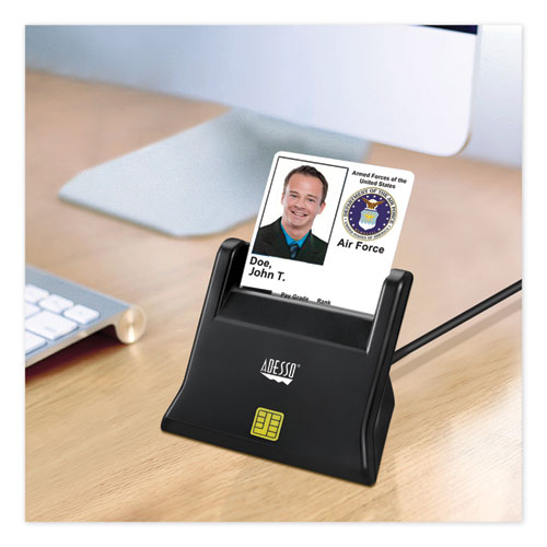 Image of Adesso SCR-300 Smart Card Reader, USB