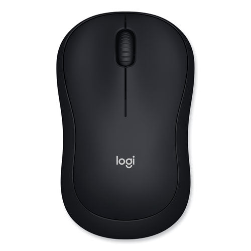 Image of Logitech® M185 Wireless Mouse, 2.4 Ghz Frequency/30 Ft Wireless Range, Left/right Hand Use, Black