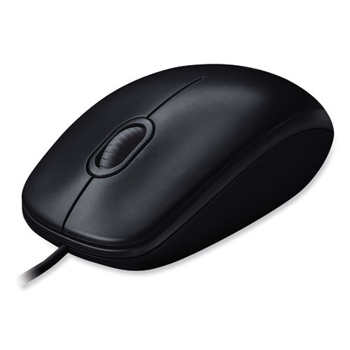 Image of Logitech® B100 Optical Usb Mouse, Usb 2.0, Left/right Hand Use, Black