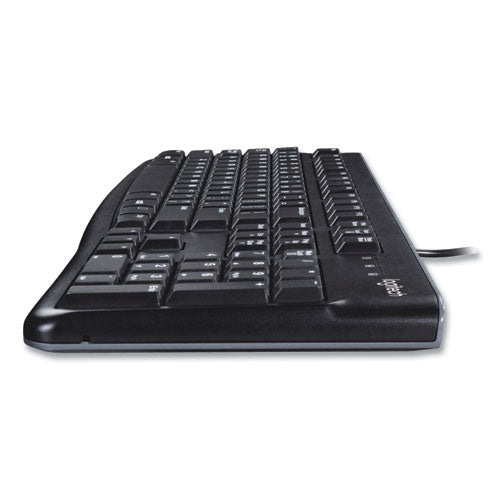 Image of Logitech® Mk120 Wired Keyboard + Mouse Combo, Usb 2.0, Black