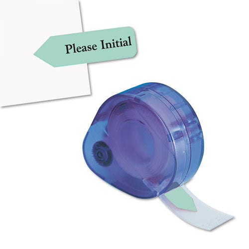 Image of Redi-Tag® Arrow Message Page Flags In Dispenser, "please Initial", Mint, 120/dispenser